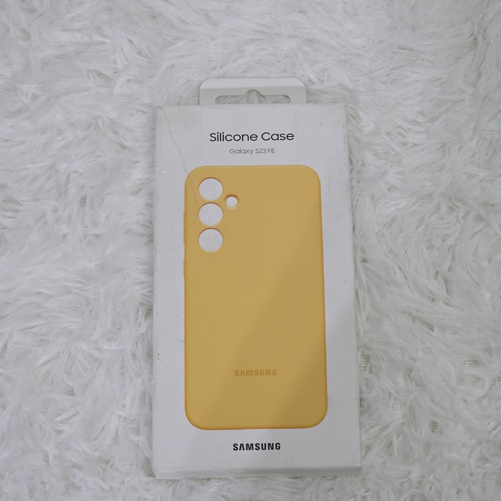 Samsung Galaxy S23 FE  Silicone Case, Yellow MSRP $35